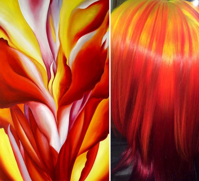 Hair vs Painting：創作者花 10 小時，讓每一次染髮都是一件精緻的藝術作品！ 7