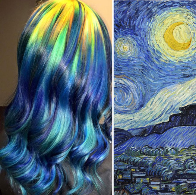 Hair vs Painting：創作者花 10 小時，讓每一次染髮都是一件精緻的藝術作品！ 9