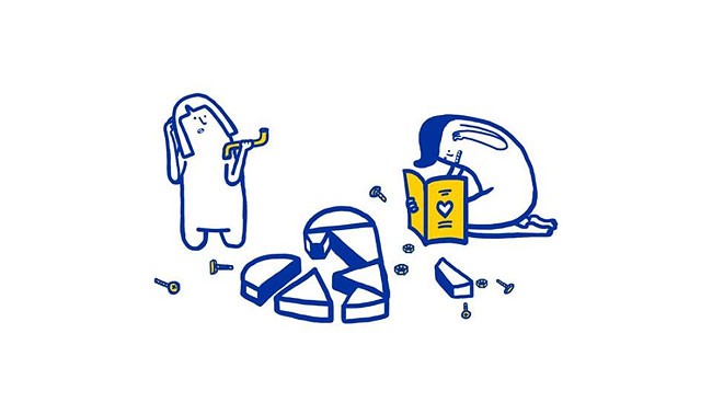 IKEA 幽默插圖，幫情侶解決「愛情」的各種現實問題！ 4