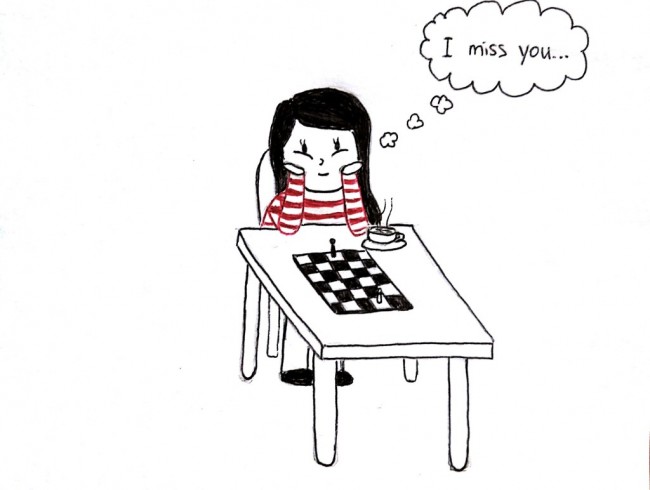 Long Distance：16張可愛插畫貼切描繪「遠距離」戀愛的交往故事！ 8
