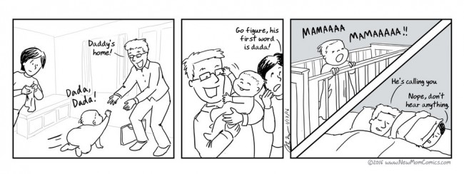 小寶貝出生的第一年：18 張漫畫真實呈現「新手媽咪」才會有的逗趣行徑！ 1