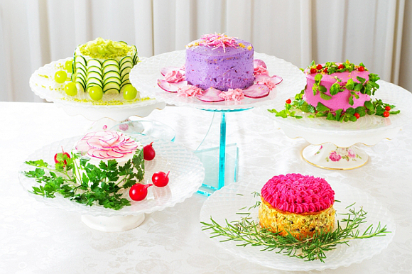 New cafe in Japan serves up salads in the form of gorgeous colourful cakes 9