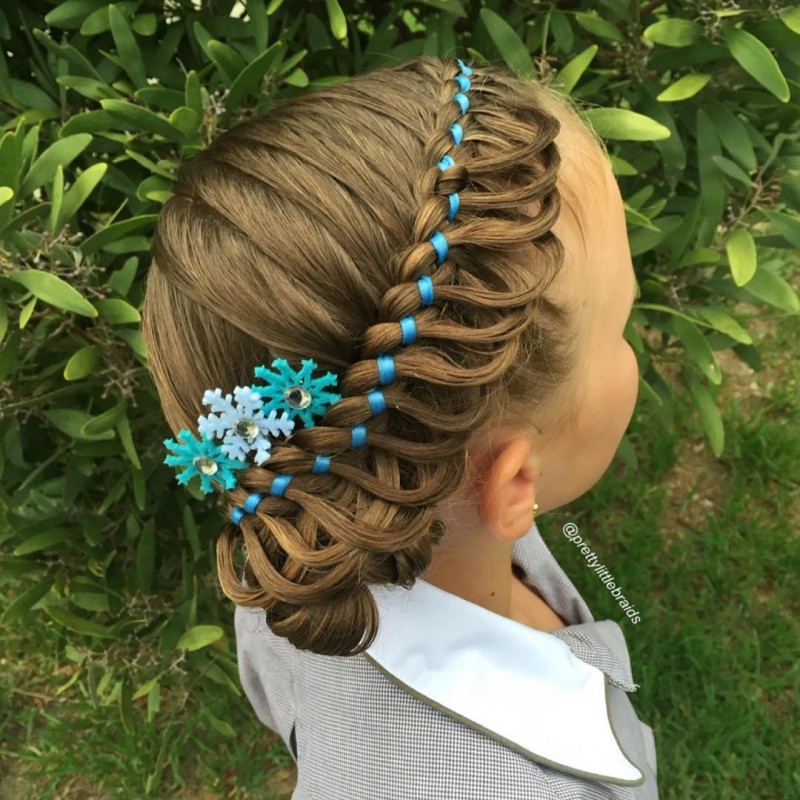 開心上學去：超強媽咪為小女兒編織各種甜美的辮子髮型！ 1