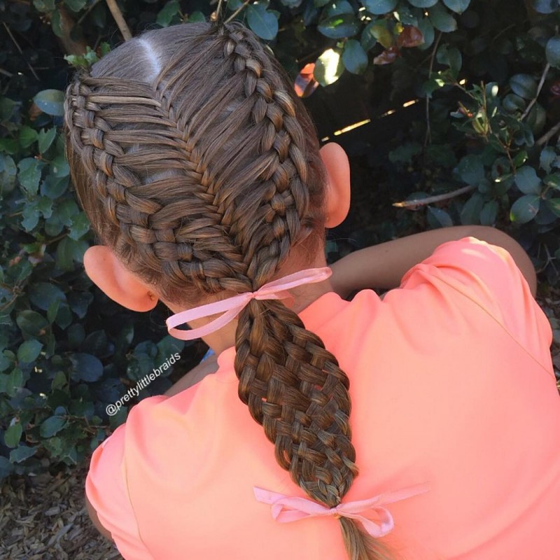 開心上學去：超強媽咪為小女兒編織各種甜美的辮子髮型！ 5