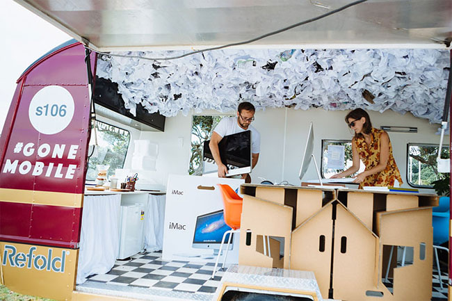 These Architects Wanted To Work Outside, So They Made A Mobile Office In A Caravan 5