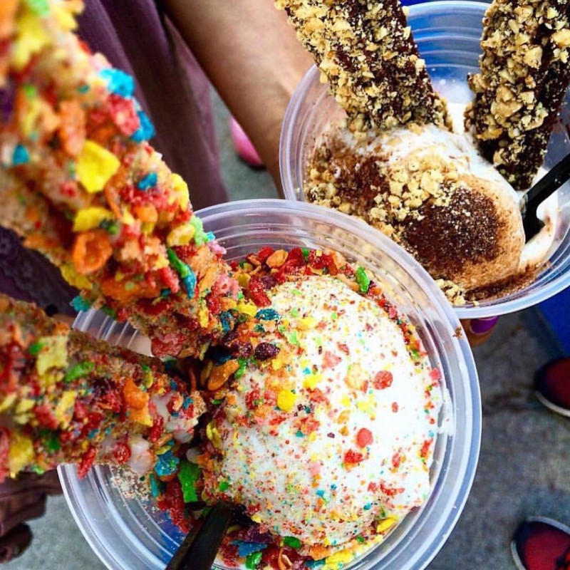 來自美國悠閒的下午茶時光：「彩虹」吉拿棒佐香草冰淇淋！ 3