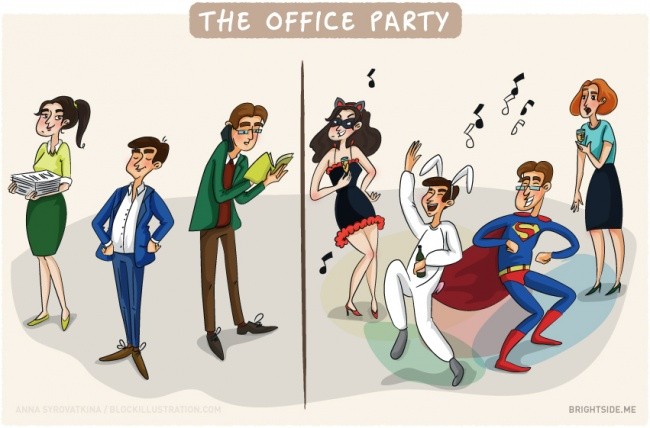 給辛苦上班的你：10 張辦公室插畫貼切描繪職場上各種逗趣景象！ 1