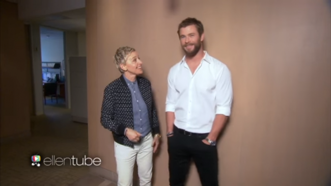 Ellen DeGeneres x Chris Hemsworth 1