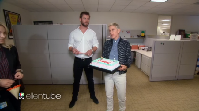 Ellen DeGeneres x Chris Hemsworth 8