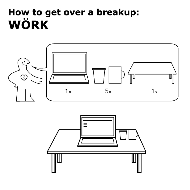 IKEA-Inspired Manuals Will Teach You How To Get Over A Breakup 6