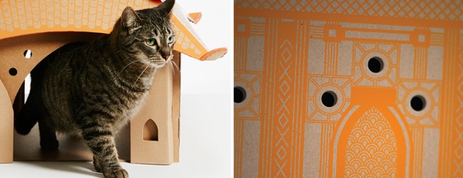 在家也能讓寵物環遊世界：7 款由知名景點地標打造的「紙板貓屋」！ 8