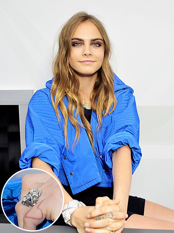Cara Delevingne Wears Possible Engagement Ring on Private Jet 2