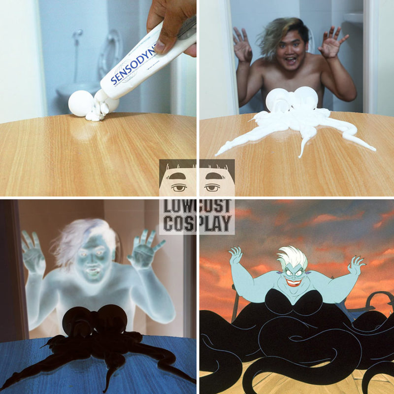 Cheap Cosplay Guy Strikes Again With Low-Cost Costumes From Household Objects 9
