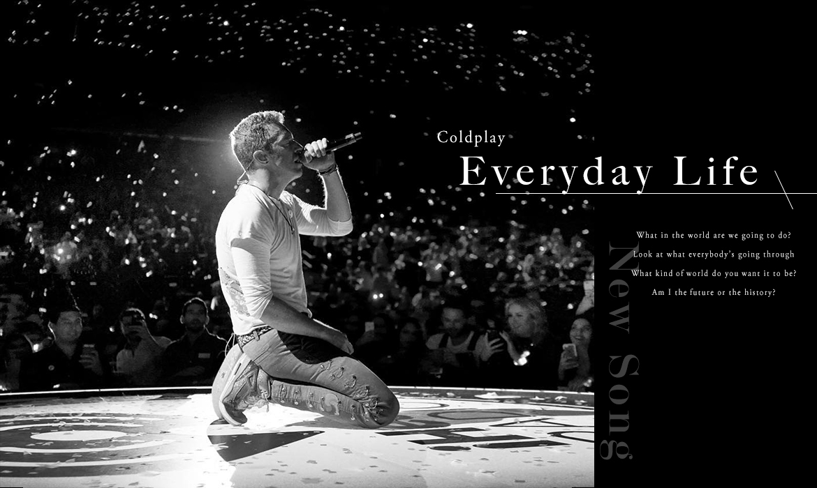 Coldplay - Everyday Life (Official Lyric Video) 